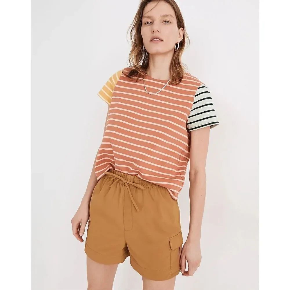 Madewell Ripstop Pull-On Cargo Shorts small